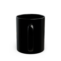 "I'm in HR. I Smile While Questioning Every Life Choice." – Black Ceramic Mug | Funny HR Gift