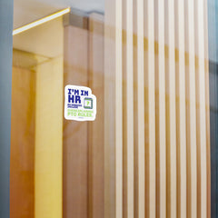 "I'm in HR. My Hobbies Include Overexplaining PTO Rules." – Kiss Cut Vinyl Sticker | Water-Resistant, Satin Finish