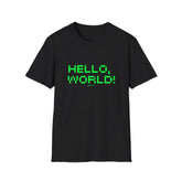 "Hello, World!" T-Shirt — Retro Pixel Tech Tee for Programmers & Coders
