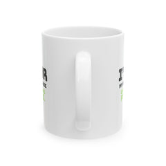 "I'm in HR. My Hobbies Include Overexplaining PTO." – White Ceramic Mug | Funny HR Gift