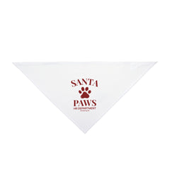 Santa Paws Pet Bandana – Holiday Dog & Cat Scarf (Santa Paws HR Department)