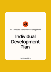Individual Development Plan (IDP) Template