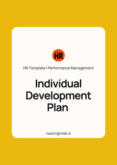 Individual Development Plan (IDP) Template