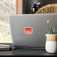 "I'm in HR. My Job Description Didn't Mention Therapy, Crisis Management, or Magic." – Kiss Cut Vinyl Sticker | Water-Resistant, Satin Finish