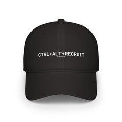Baseball Cap — "CTRL + ALT + RECRUIT" Minimal Tech Recruiter Hat