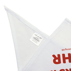 Pet Bandana — "My Human Works in HR" Dog Bandana, Funny HR Paw Print Accessory for Office Employees & Pet Gifts