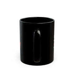 "I'm in HR. My Out-Of-Office is Emotional, Not Technical." – Black Ceramic Mug | Funny HR Gift
