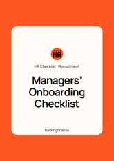 Manager's Onboarding Checklist for Welcoming New Guide