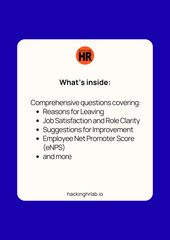 Exit Interview Form Template for HR