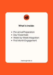 Manager's Onboarding Checklist for Welcoming New Guide