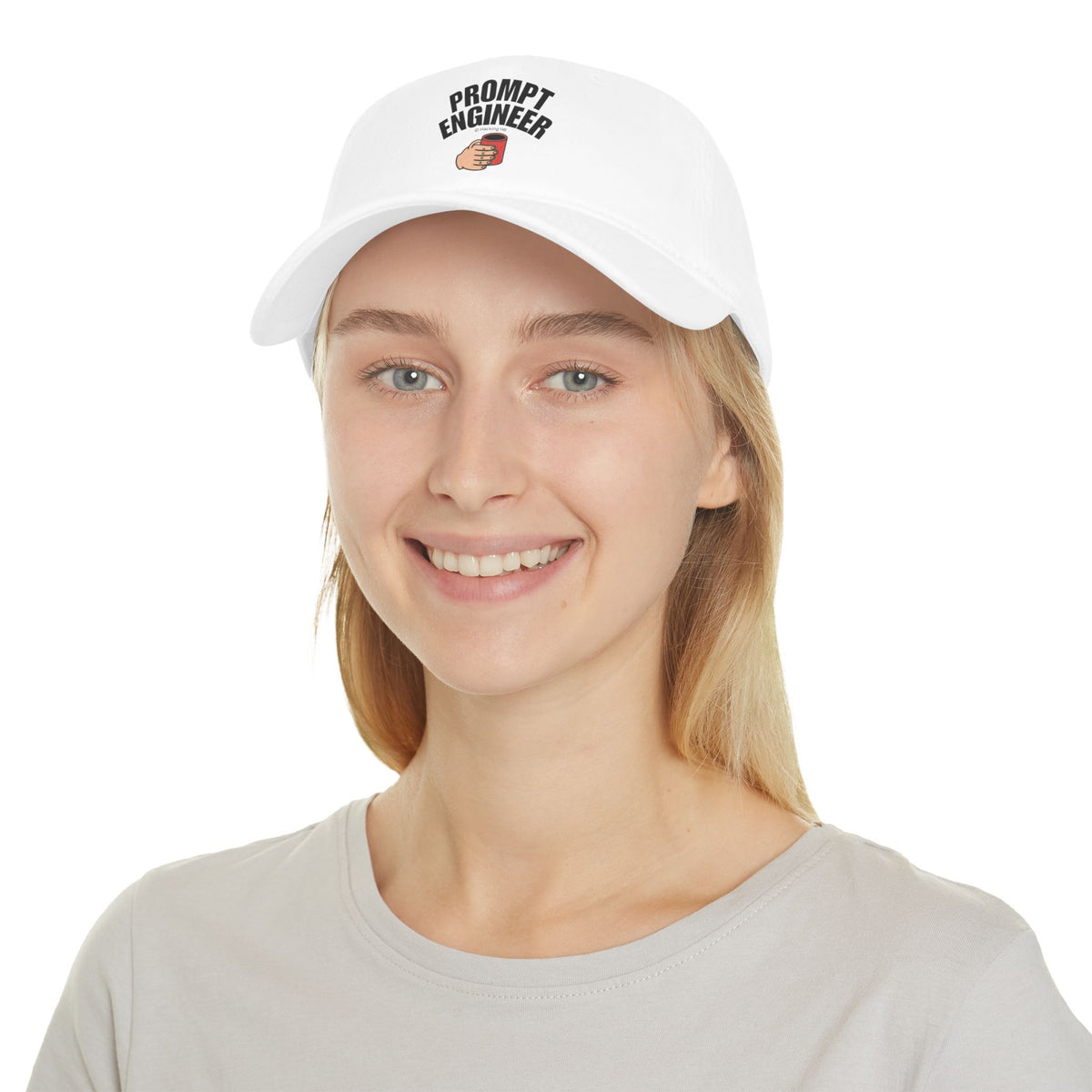 "Prompt Engineer" Graphic Hat — Low Profile Baseball Cap