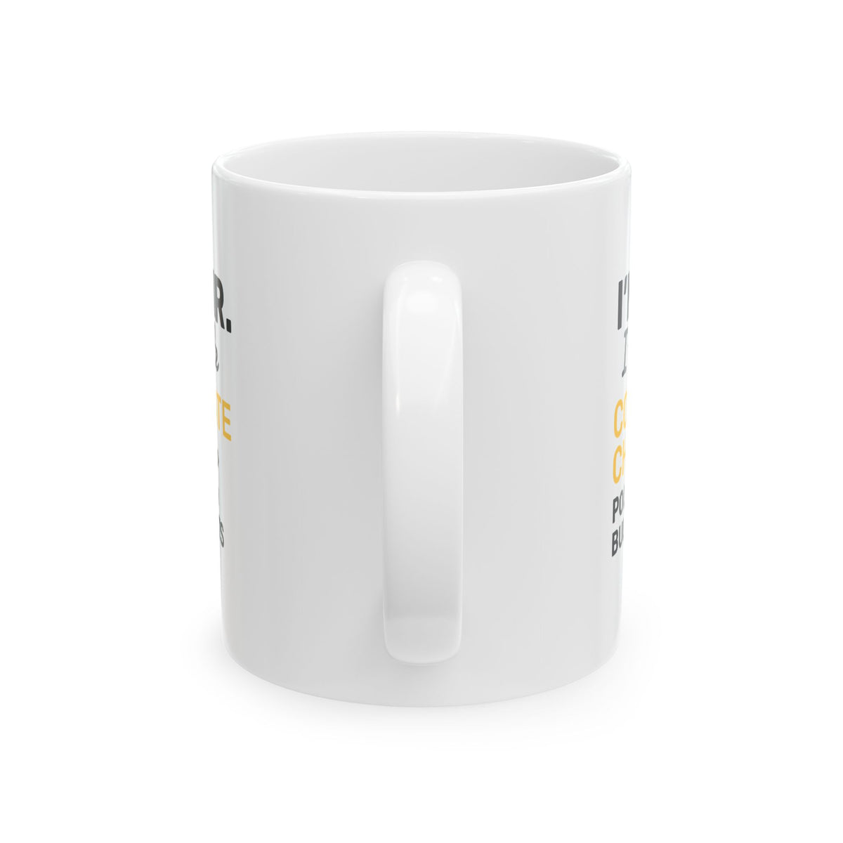 "I'm in HR. I Translate Corporate Chaos into Policies with Bullet Points." – White Ceramic Mug | Funny HR Gift