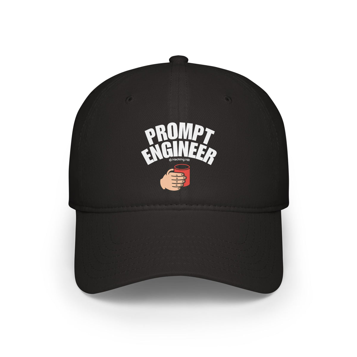 "Prompt Engineer" Graphic Hat — Low Profile Baseball Cap