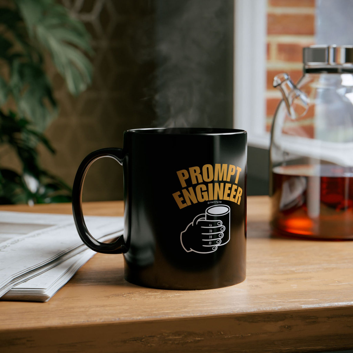 "Prompt Engineer" Coffee Mug — Black 11oz/15oz