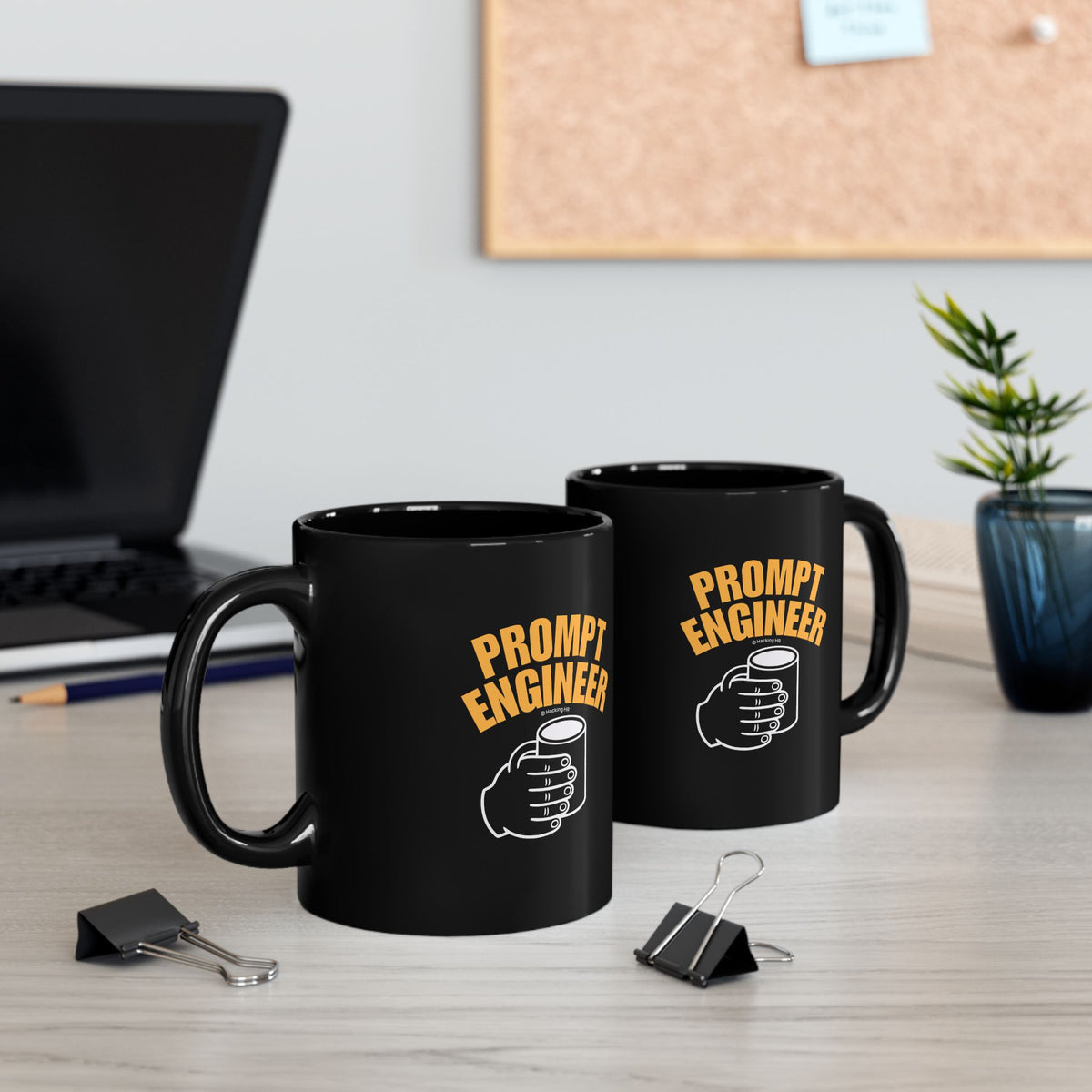 "Prompt Engineer" Coffee Mug — Black 11oz/15oz