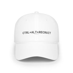 Baseball Cap — "CTRL + ALT + RECRUIT" Minimal Tech Recruiter Hat