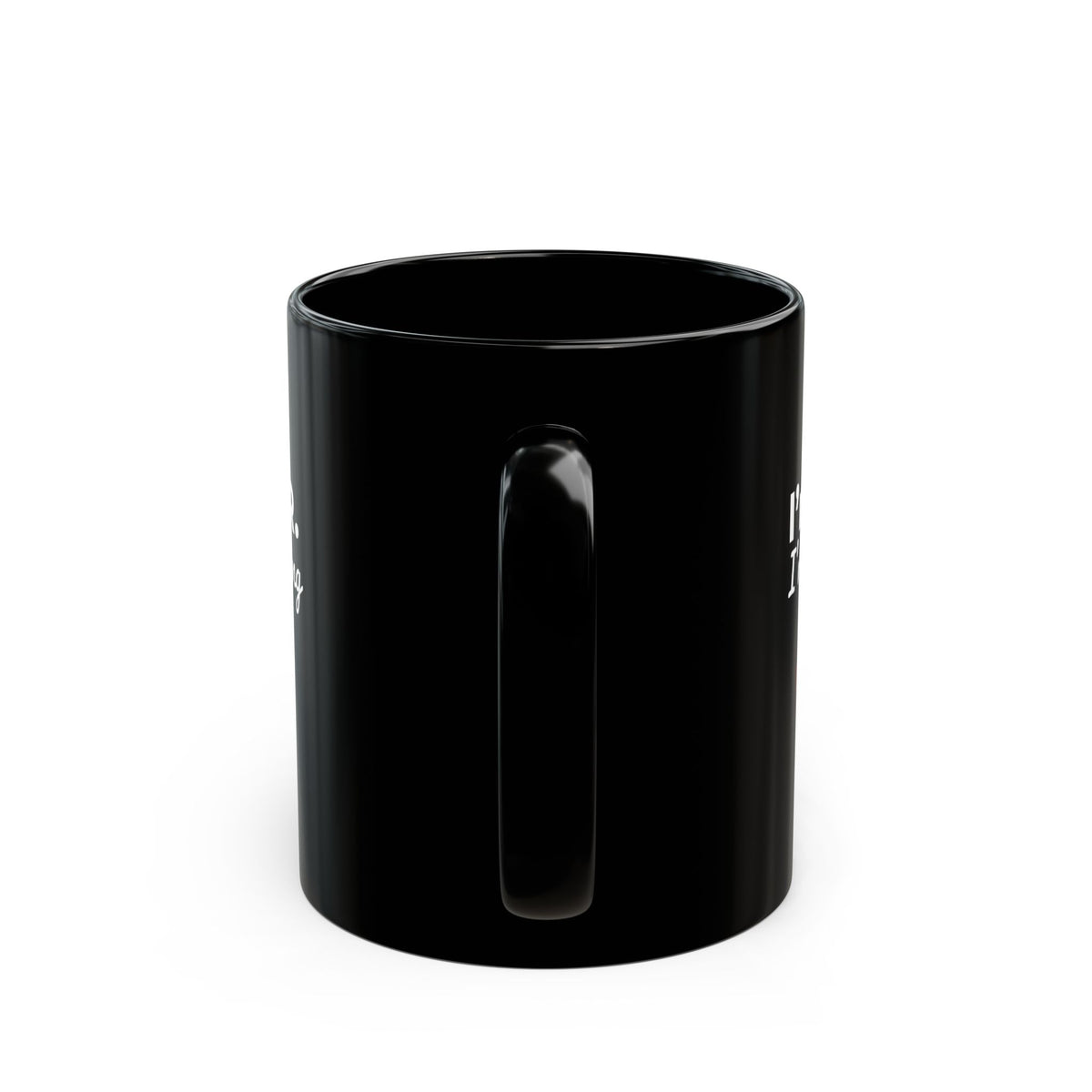 "I'm in HR. I'm Not Ignoring Red Flags. I'm Just Out of Budget." – Black Ceramic Mug | Funny HR Gift