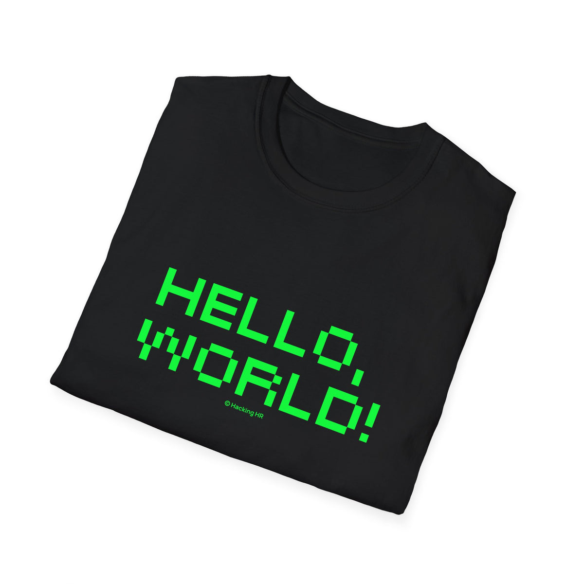 "Hello, World!" T-Shirt — Retro Pixel Tech Tee for Programmers & Coders