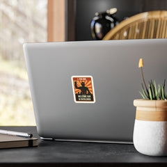AI Overlords Sticker — "I, For One, Welcome Our AI Overlords" Retro Vinyl Decal