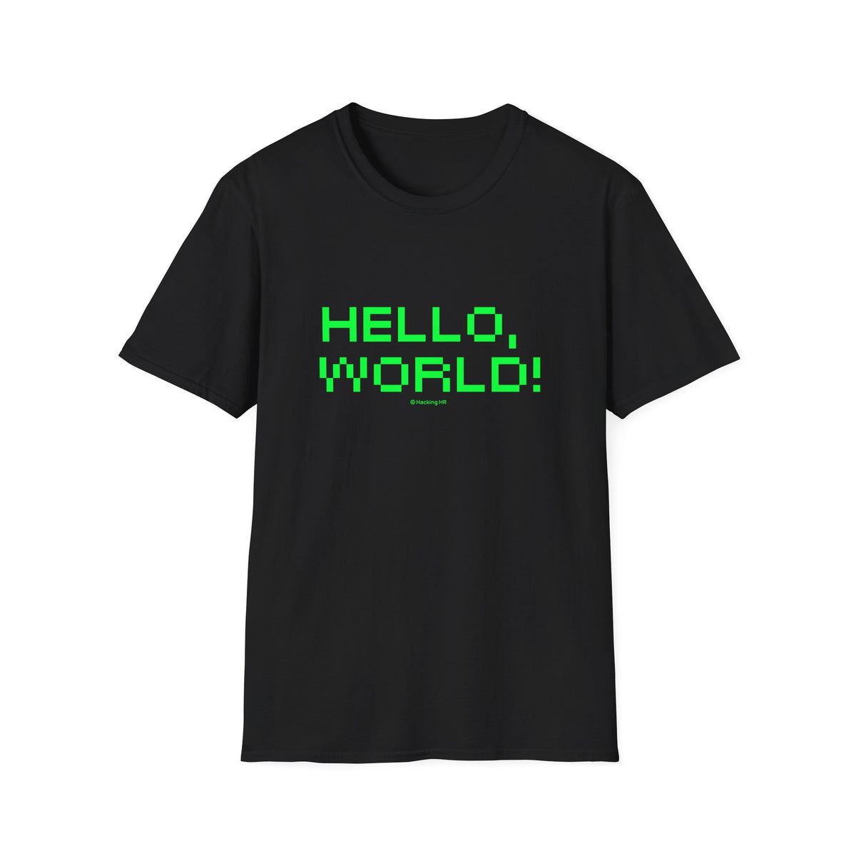 "Hello, World!" T-Shirt — Retro Pixel Tech Tee for Programmers & Coders