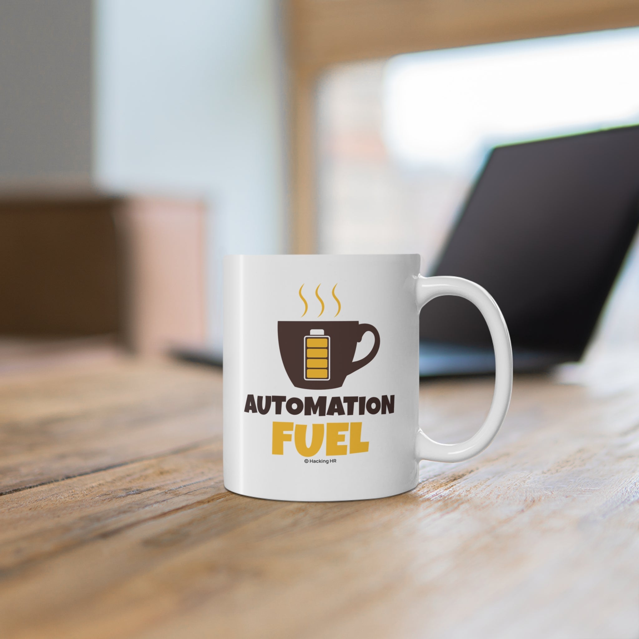 Devops Feature Cup Automation Fuel Mug — Funny Coffee Cup for DevOps & Engineers – Hacking HR