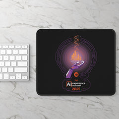 AI Experience Summit 2025 Gaming Mouse Pad — Futuristic HR Conference Design