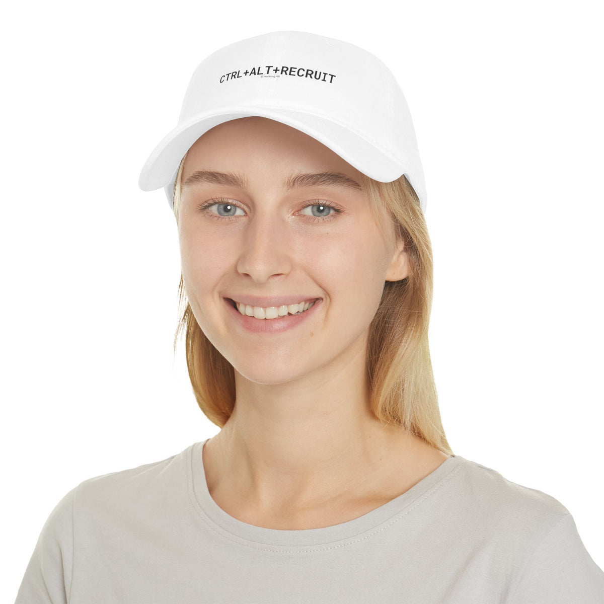 Baseball Cap — "CTRL + ALT + RECRUIT" Minimal Tech Recruiter Hat