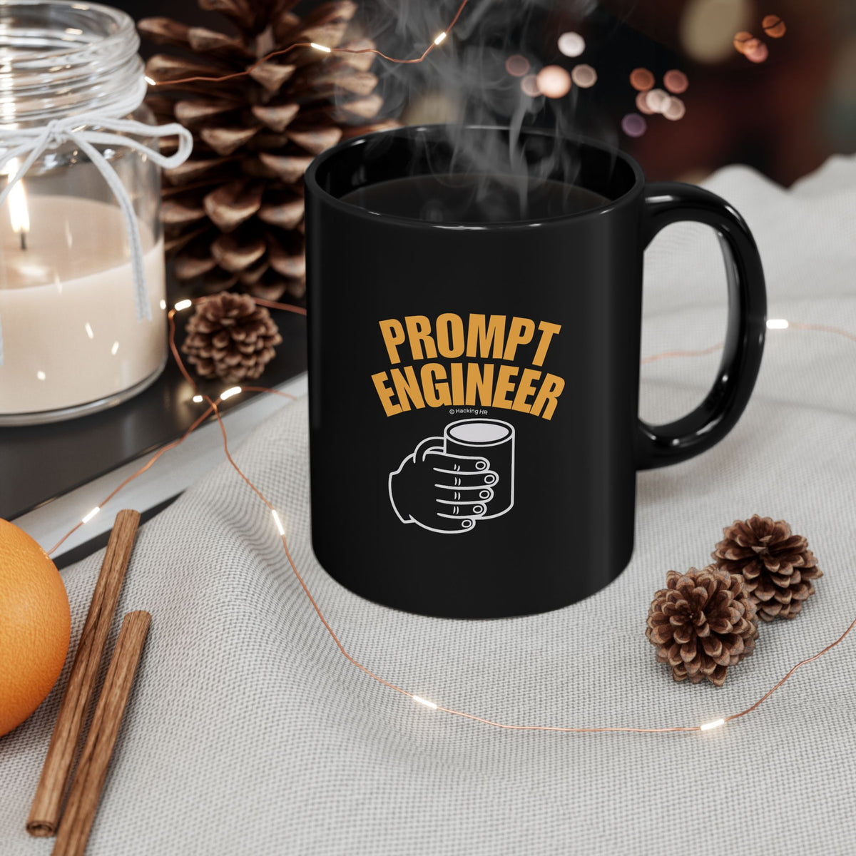 "Prompt Engineer" Coffee Mug — Black 11oz/15oz