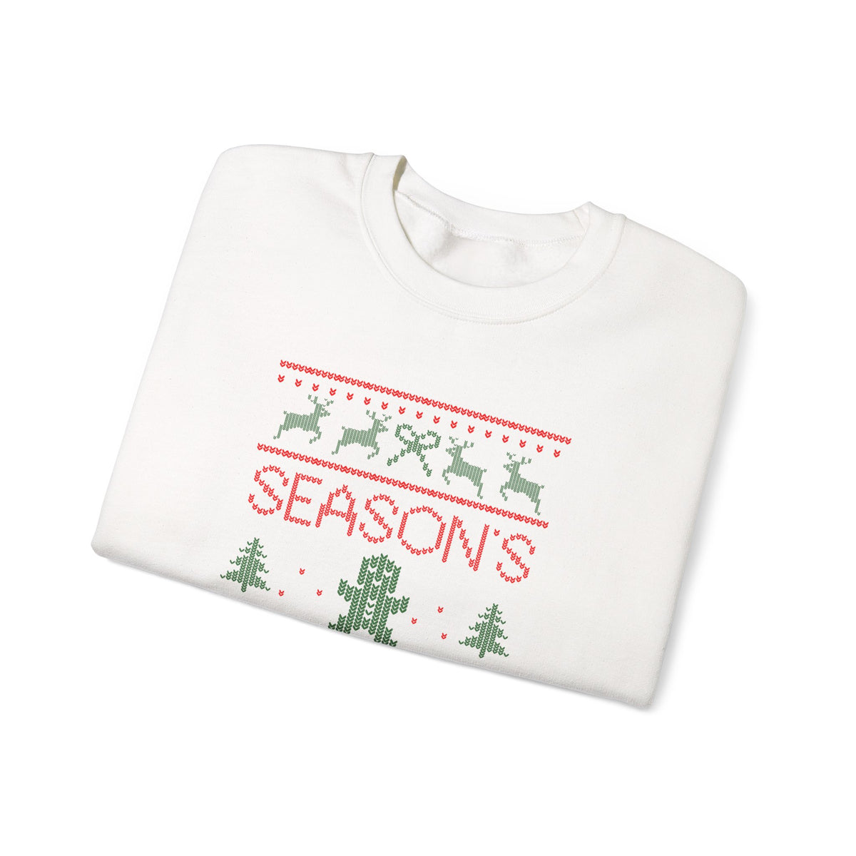 "Season’s Grievances" Christmas Sweatshirt — Funny Holiday Ugly Sweater Crewneck