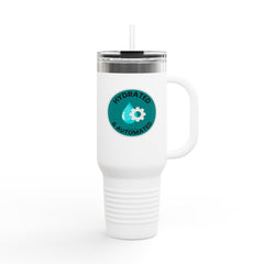 "Hydrated & Automated" 40oz Insulated Travel Mug