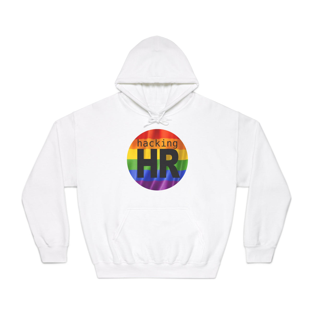 Pride-Themed Unisex Hooded Sweatshirt - Hacking HR