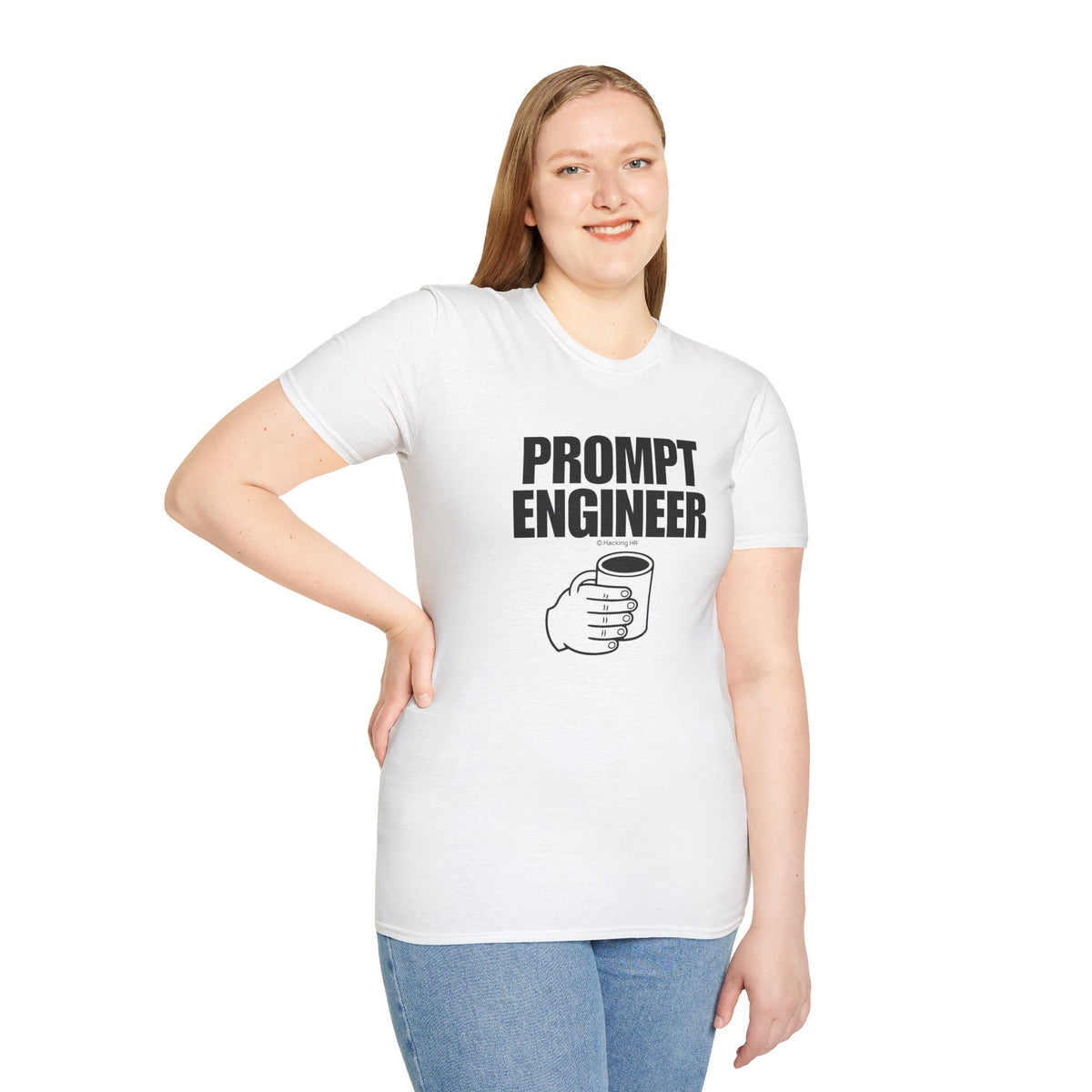 "Prompt Engineer" Six-Finger Tee - Basic T-Shirt
