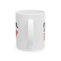 "I'm in HR. I Celebrate Wins in Between Fixing Avoidable Disasters." – White Ceramic Mug | Funny HR Gift