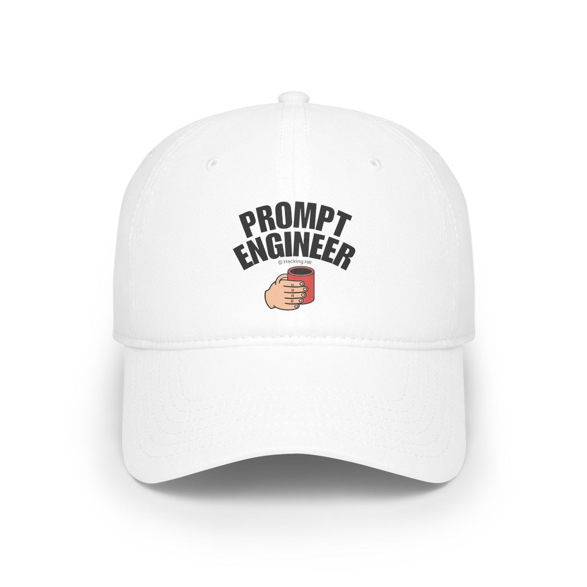 "Prompt Engineer" Graphic Hat — Low Profile Baseball Cap