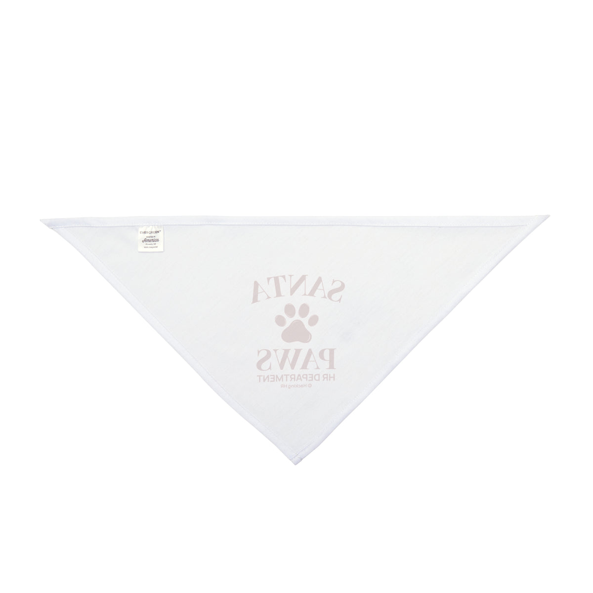 Santa Paws Pet Bandana – Holiday Dog & Cat Scarf (Santa Paws HR Department)