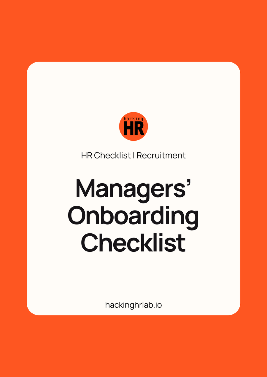 Manager's Onboarding Checklist for Welcoming New Guide
