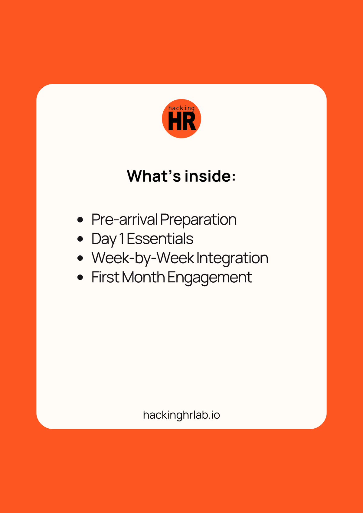Manager's Onboarding Checklist for Welcoming New Guide
