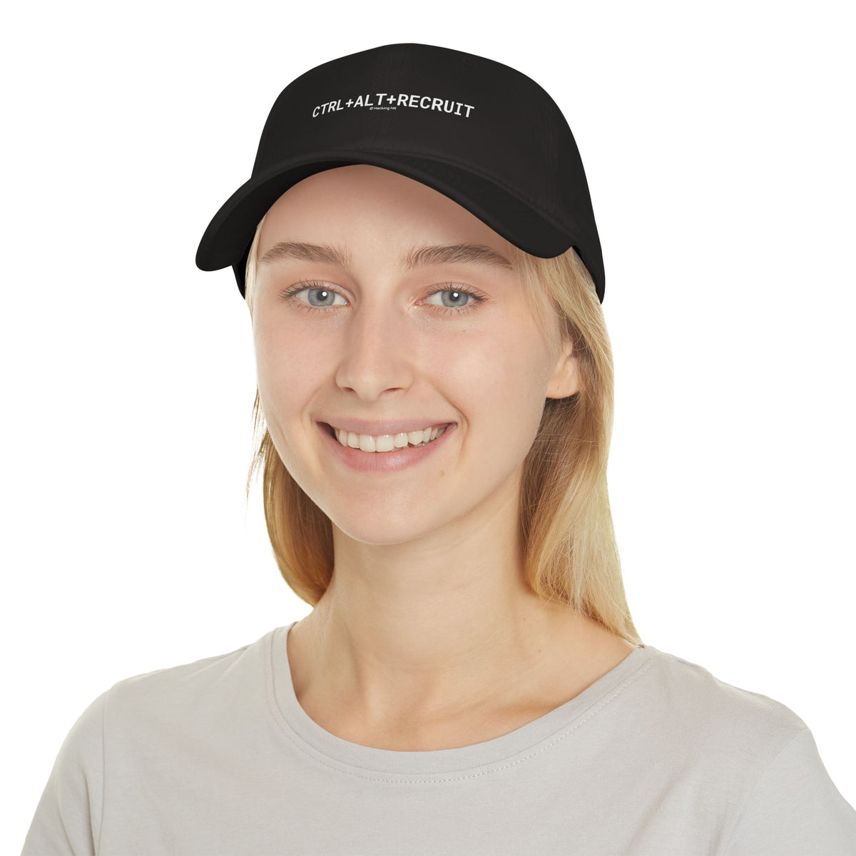 Baseball Cap — "CTRL + ALT + RECRUIT" Minimal Tech Recruiter Hat