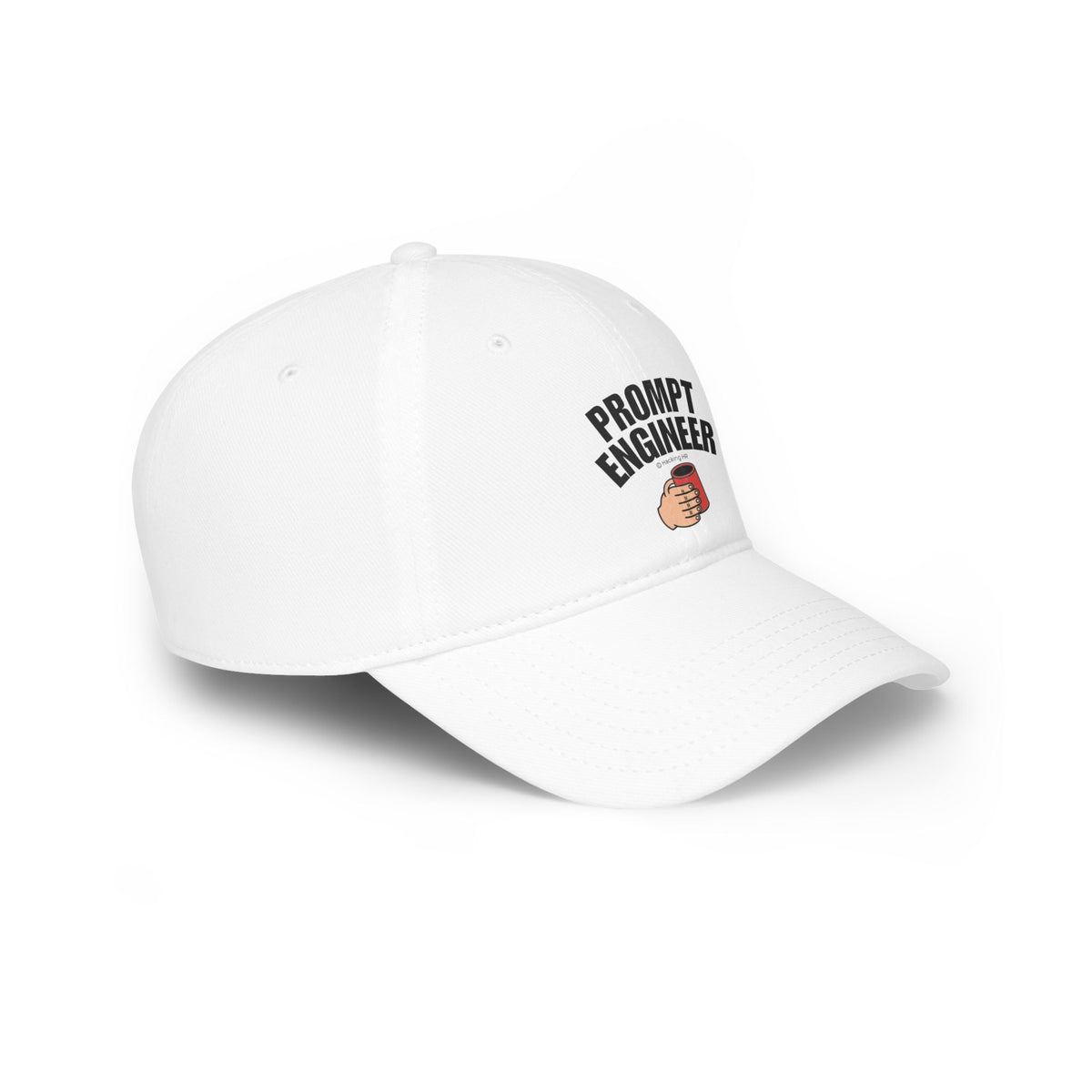 "Prompt Engineer" Graphic Hat — Low Profile Baseball Cap