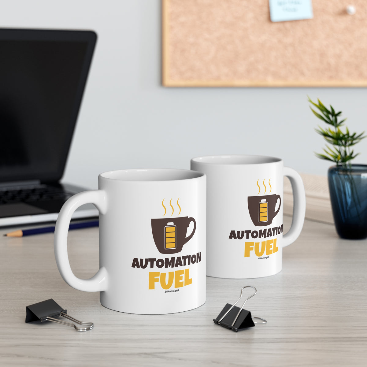 Automation Fuel Mug — Funny Coffee Cup for DevOps & Engineers