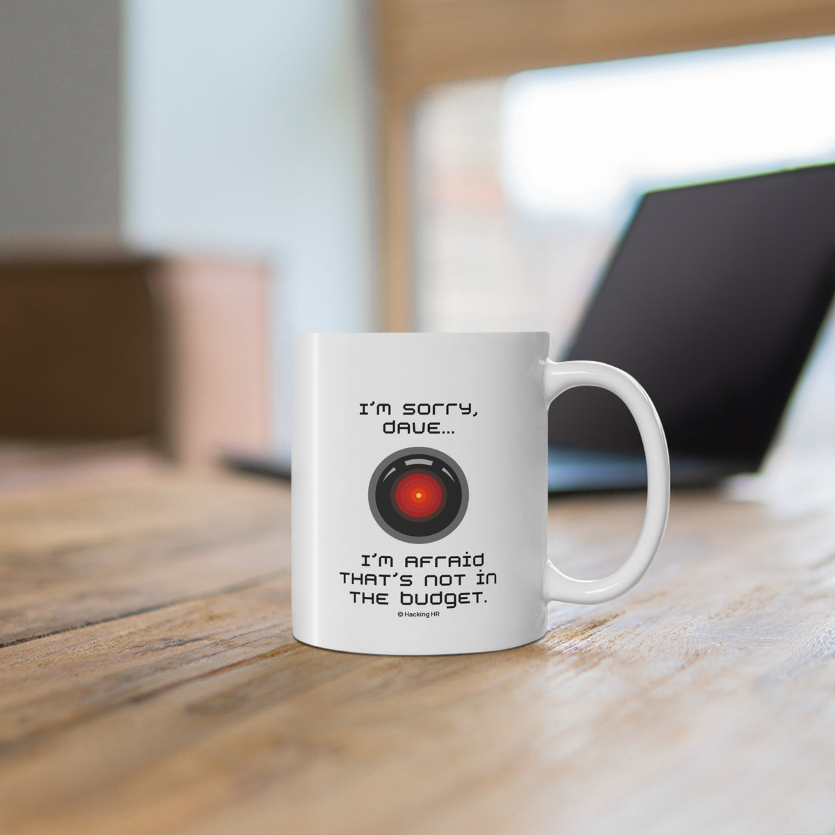 Sci‑Fi Quote Mug - "I'm sorry, Dave... I'm afraid that's not in the budget." 11oz